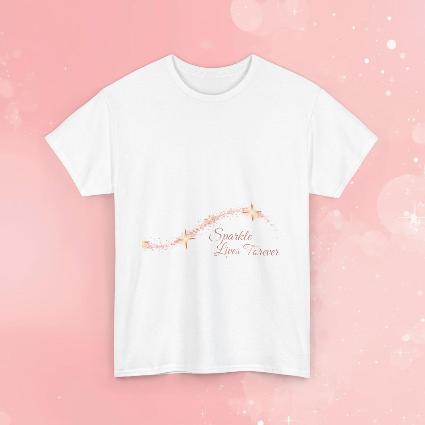 Celestial Sparkle Tee — "Wishing Upon Dreams" Minimal Star Trail T-Shirt