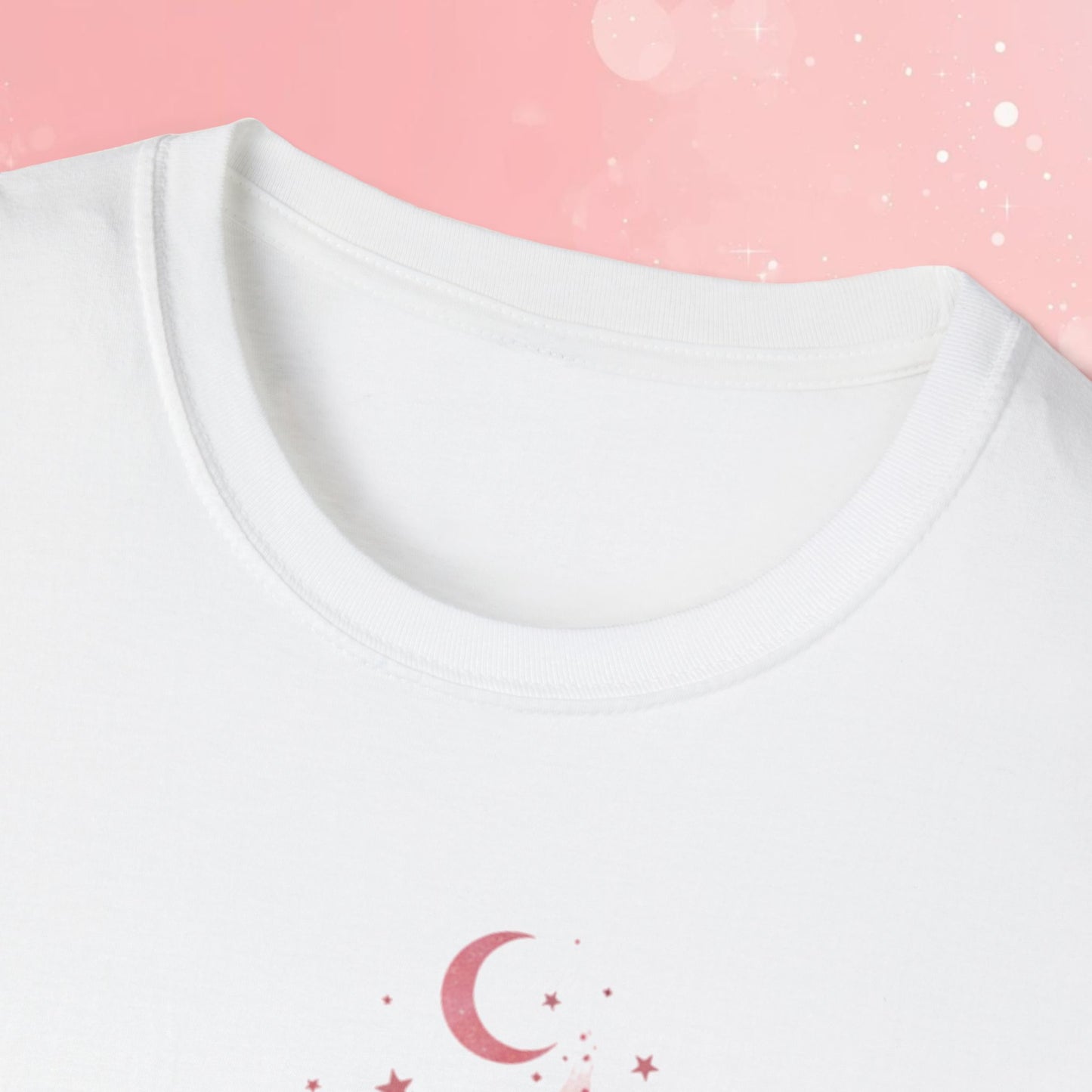 Memorial Tribute T-Shirt — "Someone I Love Lives in Heaven" Pink Angel & "Sparkle Lives Forever 5" Design